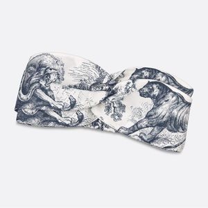 Dior TOILE DE JOUY SAUVAGE DIOR SILK BAND